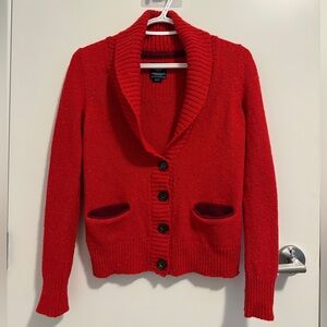 American Eagle Red Sweater Cowichan